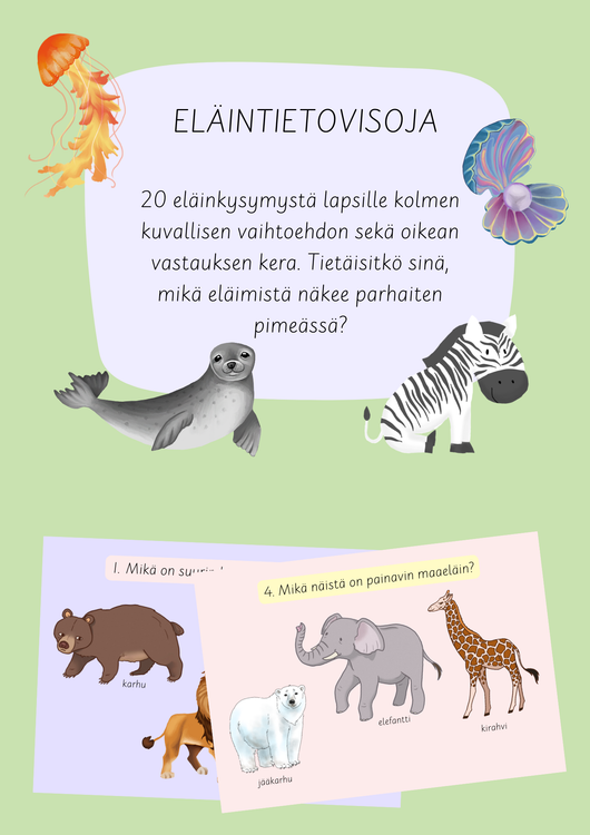 Eläintietovisa 
