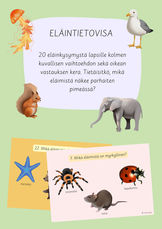 Eläintietovisa 