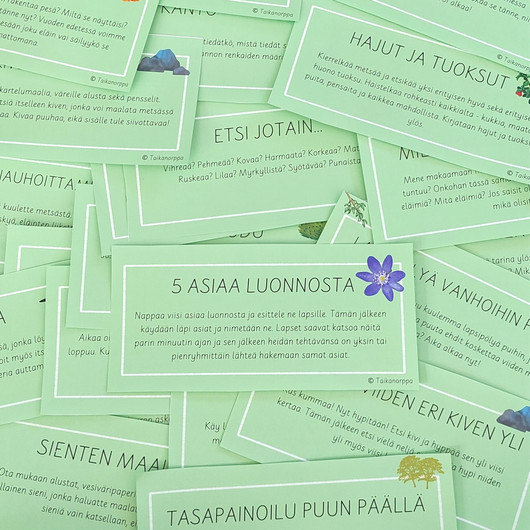 27 metsätehtävää lasten kanssa