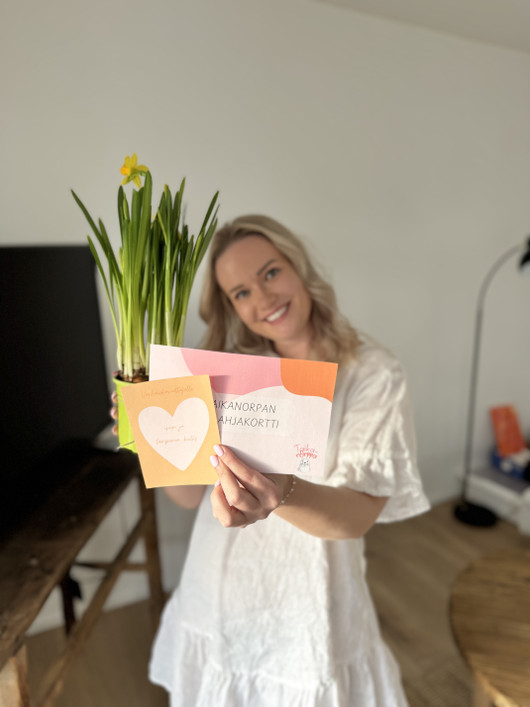 100€ lahjakortti varhaiskasvatukseen, päiväkotiin tai läheiselle