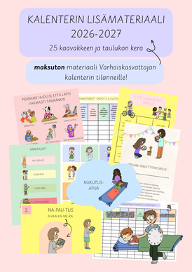 Kalenterin lisämateriaali 2026-2027 (kalenterin ostajille 0€)