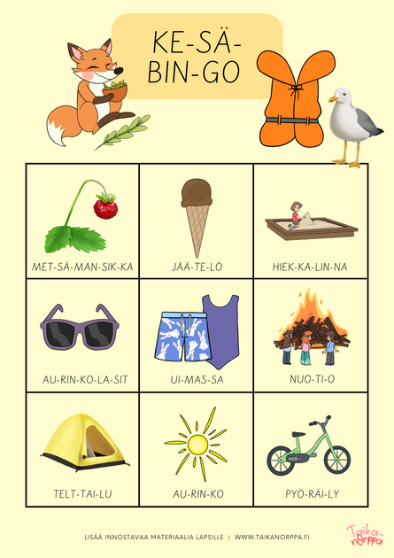 maksuton-kes-bingo-kes-seuranta-lapsille-taikanorppa-oy