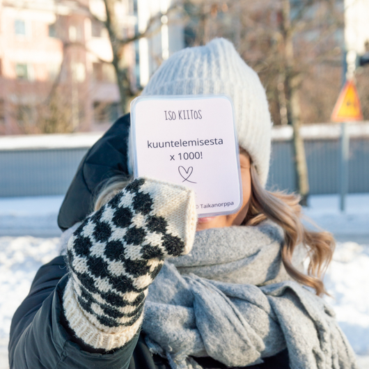 Kiitokset työkavereille (sopii toimintakauden loppuun)