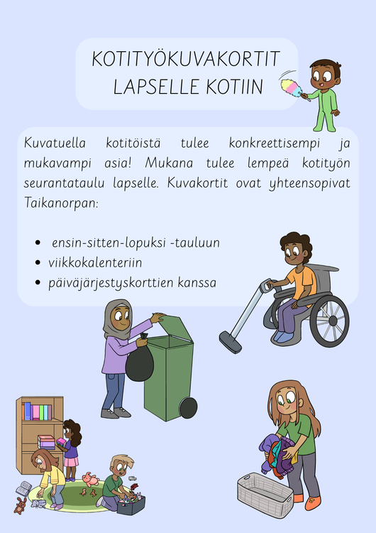 Kotityökortit lapsille