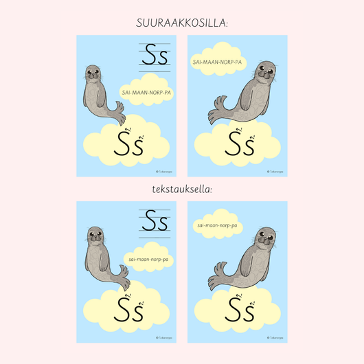 Taika-arkku tyhjän ryhmätilan seinille (10 tuotetta)