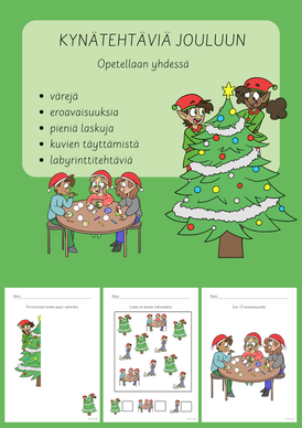 Kynätehtäviä jouluun