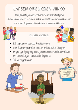 Lapsen oikeuksien viikko (17.-23.11.2025)