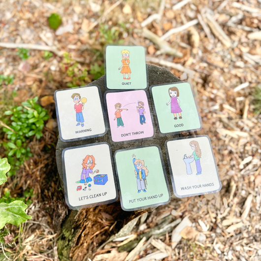 Daily routine cards: kids