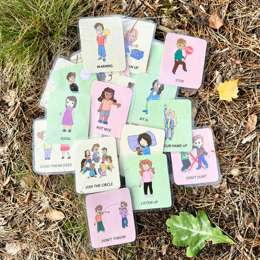 Daily routine cards: kids