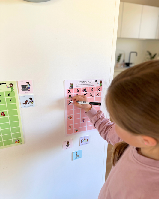 Kotityökortit lapsille (pdf)