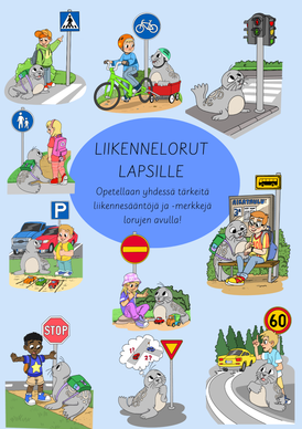 Liikennelorut lapsille (liikenneturvallisuusviikko 7.-11.9.2026)