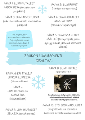 Lumiprojekti (sopii lumipäiviin 18.-19.1.)