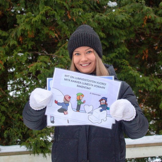 Toiminnallinen lumirata talveen