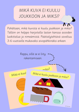 Mikä ei kuulu joukkoon?