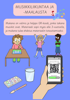 Musiikkiliikuntaa ja -maalausta