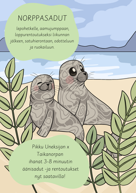 10 norppasatua ja -rentoutusta