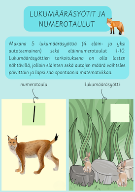 Numerotaulut sekä lukumääräsyötit 