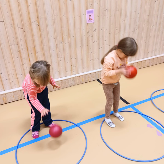 Pallorata (pomputtelu, kiinniotto, vierittäminen ja heittäminen)