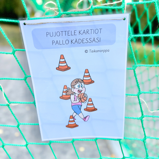 Pallorata (pomputtelu, kiinniotto, vierittäminen ja heittäminen)