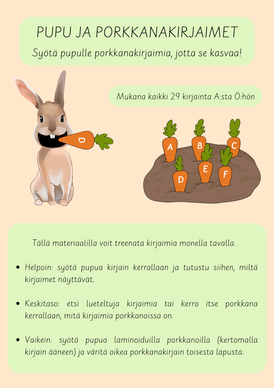 Pupu ja porkkanakirjaimet