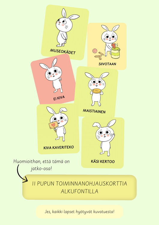 Pupun toiminnanohjauskortit (jatko-osa!)