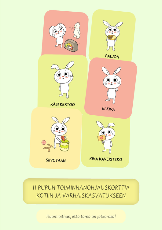 Pupun toiminnanohjauskortit (jatko-osa!)