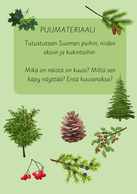 Puumateriaali lapsille