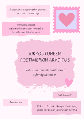 Rikkoutuneen postimerkin arvoitus 