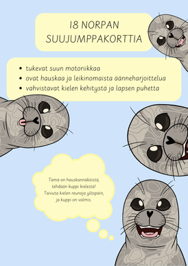 Suujumppakortit norpan kanssa 