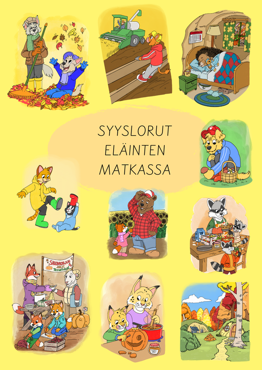 Syyslorut eläinten matkassa