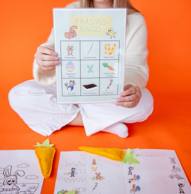 Pääsiäisen kynä- ja paperitehtäviä