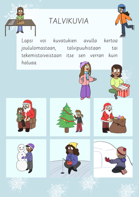 Talvikuvia (ennen ja jälkeen joululoman)