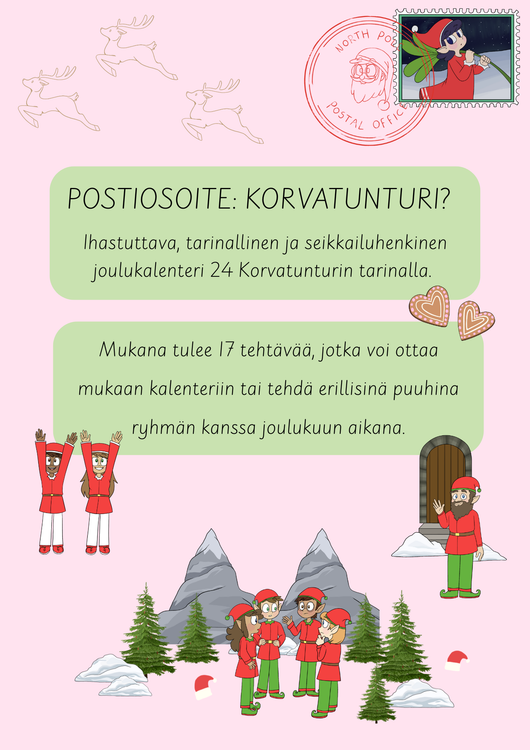 Tarinallinen jouluseikkailu - postiosoitteena Korvatunturi