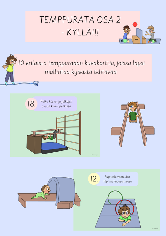 Temppurata lapsille osa 2 (jatko-osa!)