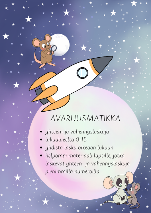 Toiminnallinen avaruusmatikka (0-15)