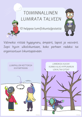 Toiminnallinen lumirata talveen