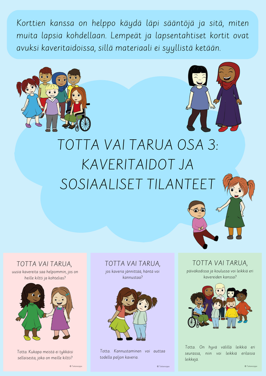 Totta vai tarua, osa 3: kaveritaidot
