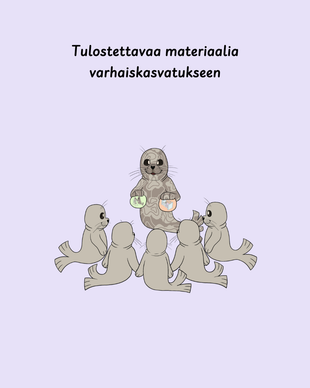 Tulostettavaa materiaalia varhaiskasvatukseen ja varhaiskasvatusikäisille