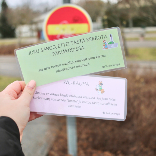 Turvataitokortit - turvataidot lasten kanssa
