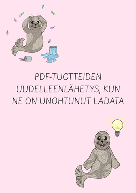 Pdf-tuotteiden uudelleenlähetys