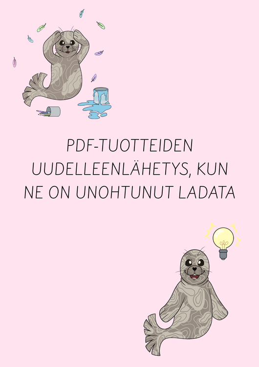 Pdf-tuotteiden uudelleenlähetys