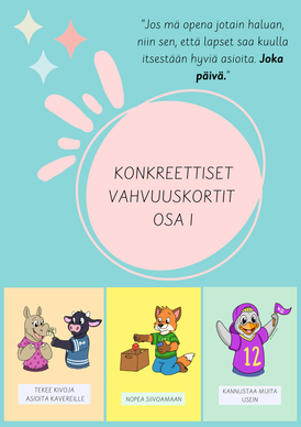 Konkreettiset vahvuuskortit osa 1