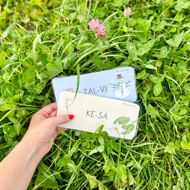 Vuodenaikakortit sekä numerokortit (1-204)