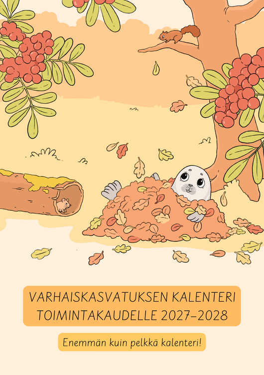 Ennakkomyynti: A4-Varhaiskasvatuksen kalenteri 27-28: VIIVAT