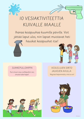 Vesiaktiviteetteja kesään