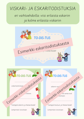 Viskaritodistus + eskaritodistus 