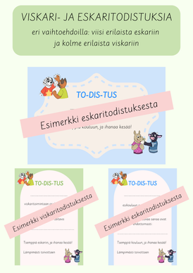 Viskaritodistus + eskaritodistus 