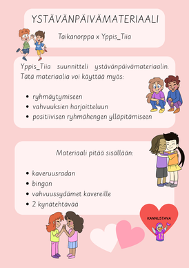 Ystävänpäivämateriaali (Yppis_tiia x Taikanorppa)