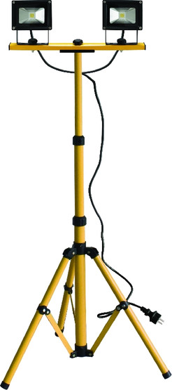 LED Energie 2x10W ledtyövalaisin, Tripod-jalusta