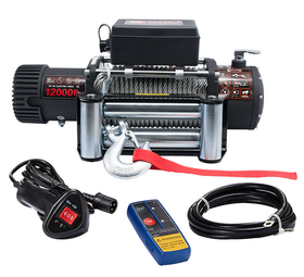 Sähkövinssi 24V 5440kg, kauko-ohjain + langaton kauko-ohjain